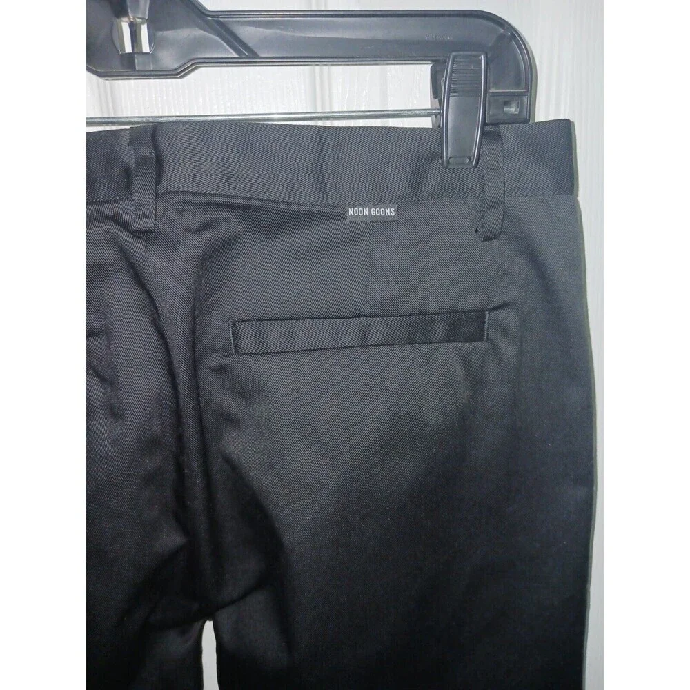 Noon Goons Pants Trouser Men's Size 30 Black Chinos Canvas NEW without tag. ****